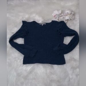 Gypsies & Moondust Ruffle-Shoulder Size S